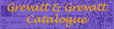 Grevatt & Grevatt Catalogue